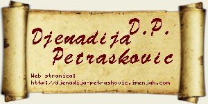 Đenadija Petrašković vizit kartica
